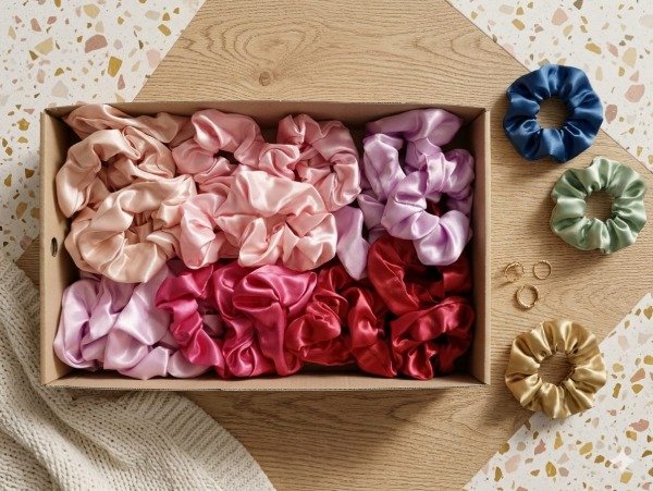 Producto - Scrunchies en Saten