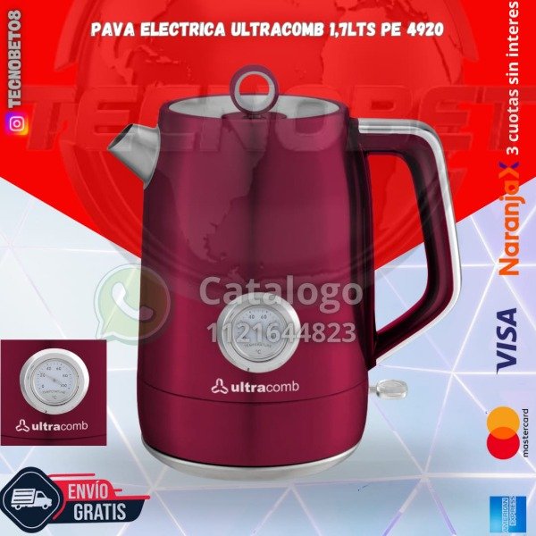 Producto - PAVA ELÉCTRICA ULTRACOMB PE 4920