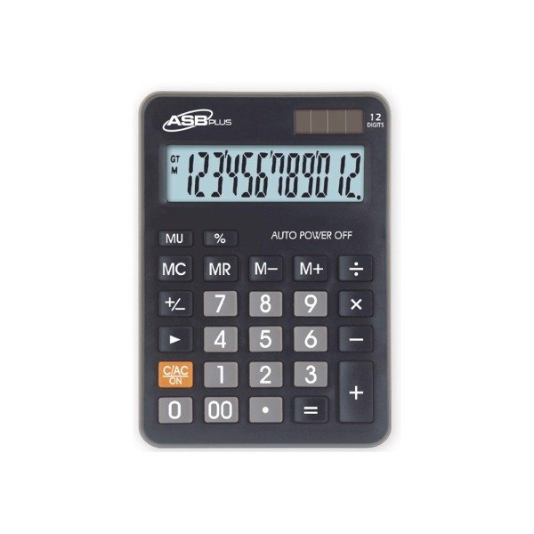 Producto - CALCULADORA ASB MEDIANA AS 8N 12 DIGITOS 147X105