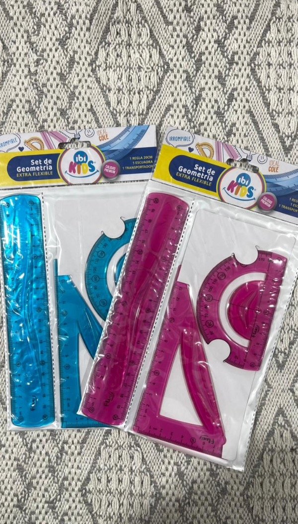 Producto - Set de geometría flexible x3