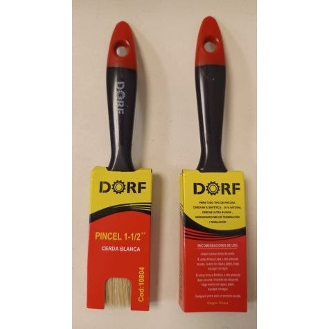 Producto - 10804   PINCEL VIROLA 1 CERDA BLANCA 1-1/2"