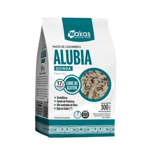 Producto - PASTA DE LEGUMBRES PROTEICA WAKAS ALUBIA Y QUINOA SIN TACC