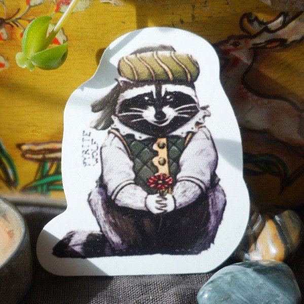 Producto - Sticker Racoonino