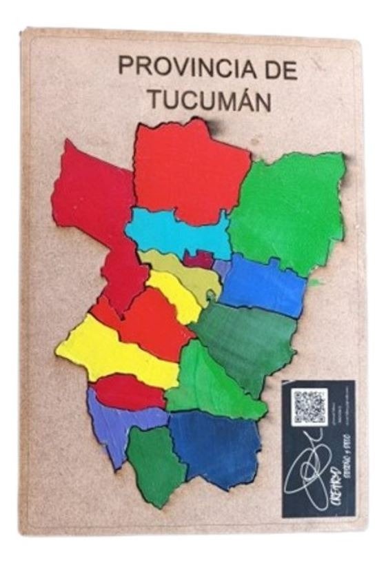 Producto - ROMPECABEZAS DE TUCUMÁN EN MDF-PINTADO - 0