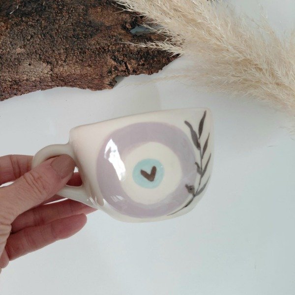 Producto - Taza ojito lila