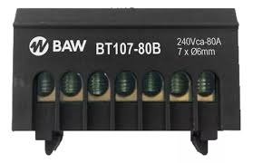 Producto - Bornera barra aislada 7 tomas 80A Baw
