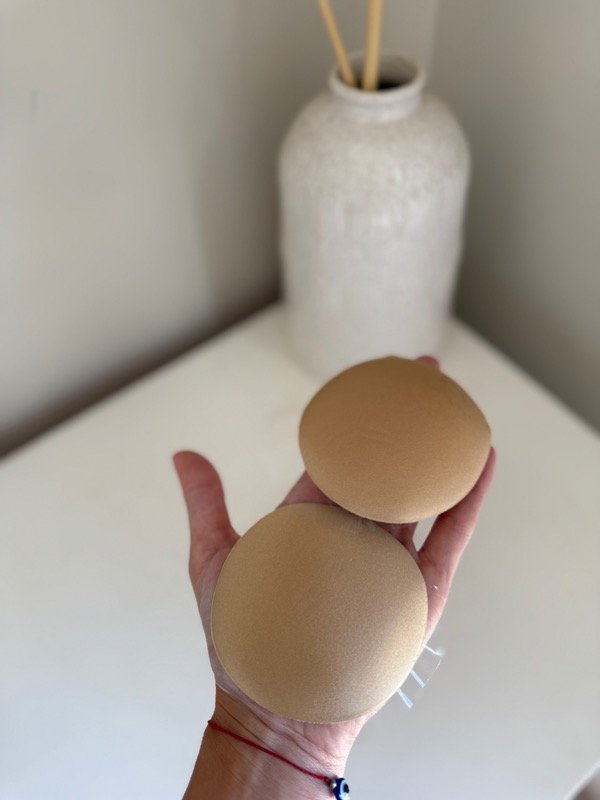 Producto - Pezoneras de silicona recubierta con tela autoadhesivas