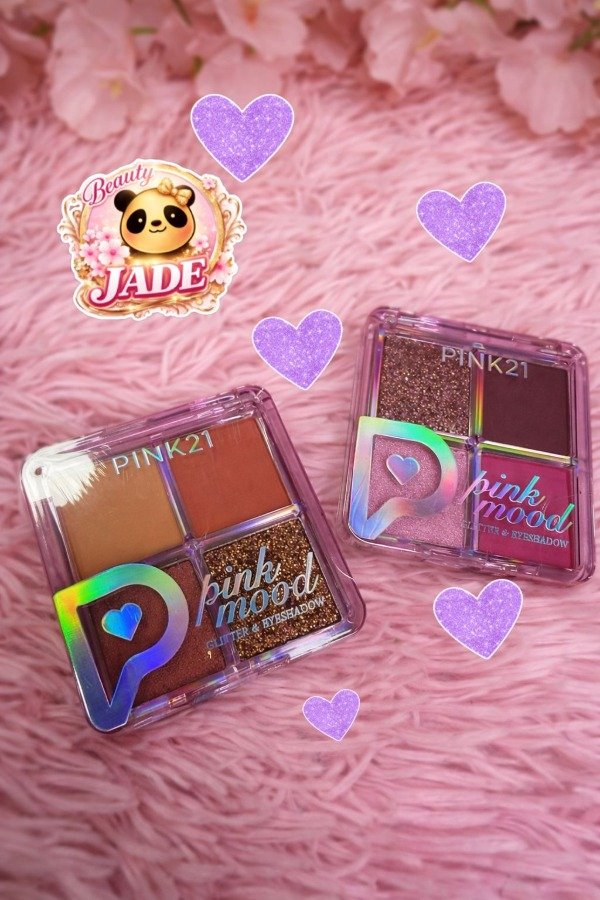 Producto - Paleta de sombras con glitter pink mood - Pink 21