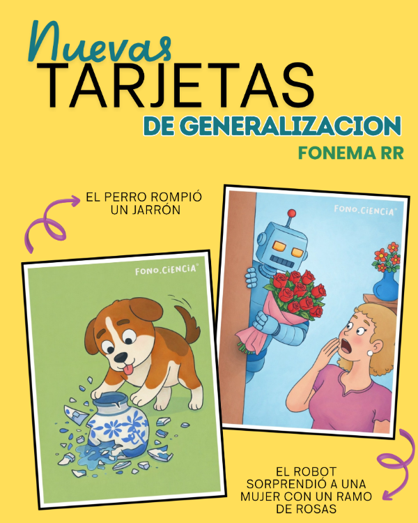 Producto - Tarjetas generalización fonema RR