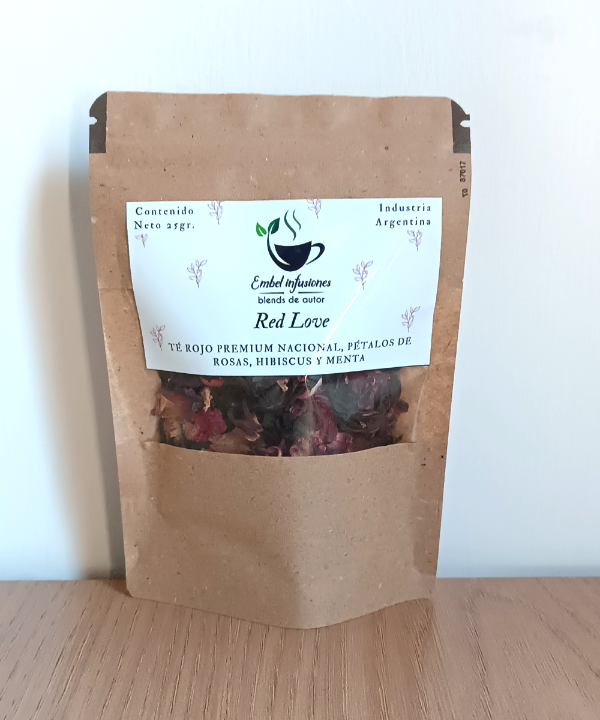 Producto - Blend de té "Red Love" de 25 gramos