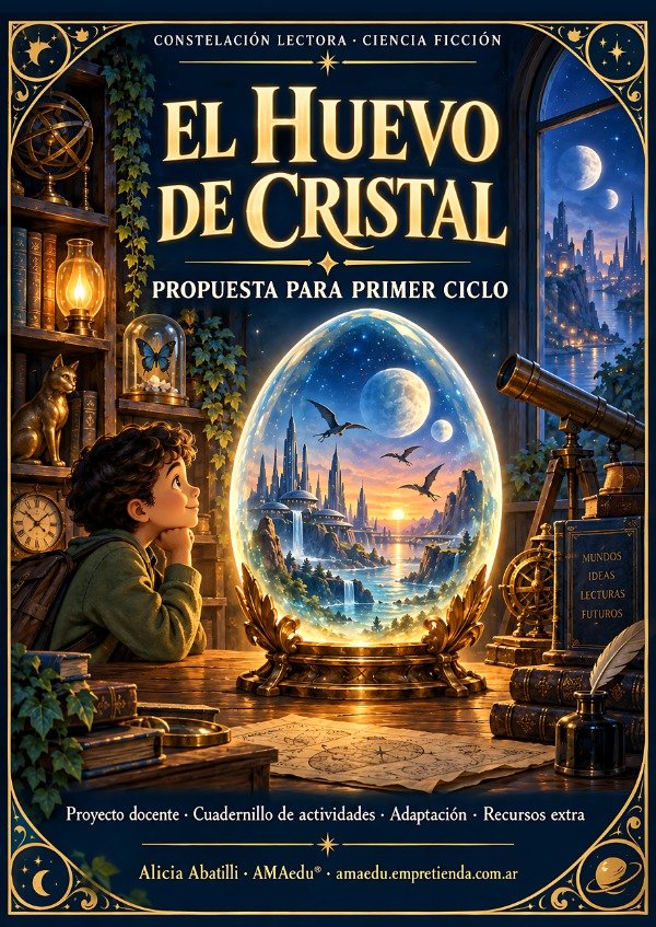 Producto - Lectura EL HUEVO DE CRISTAL (Primer Ciclo, Ciencia Ficción) - 0