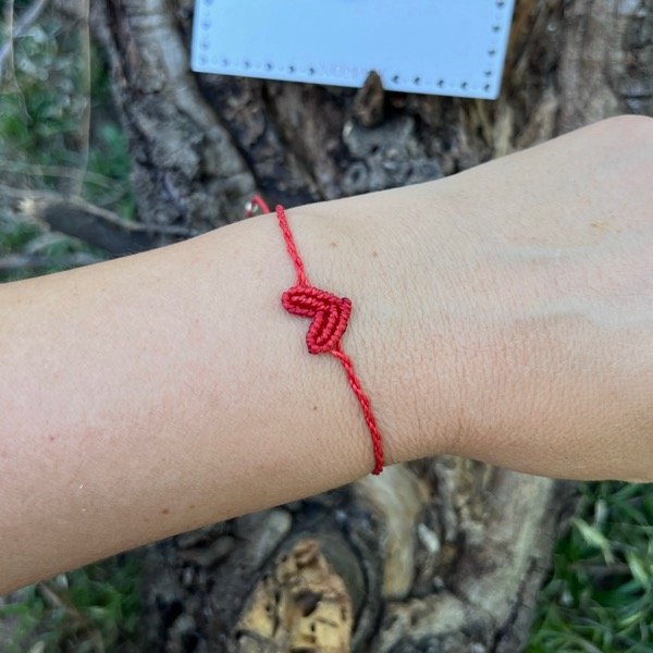 Producto - PULSERA CORAZÓN TEJIDO