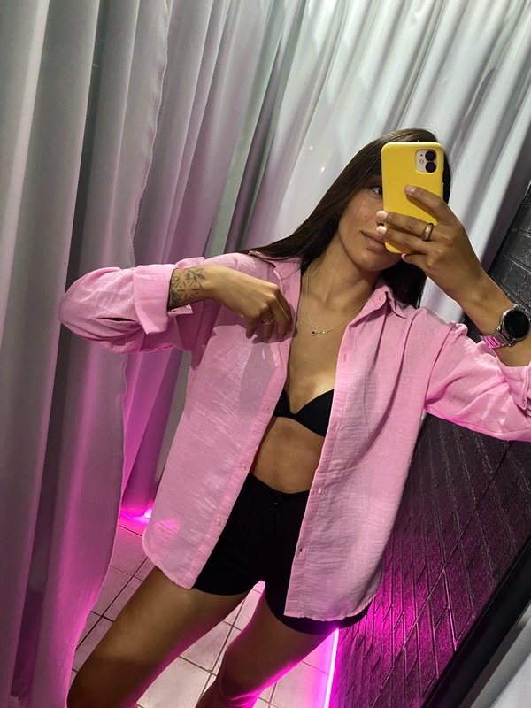 Producto - Camisa Lino rosa