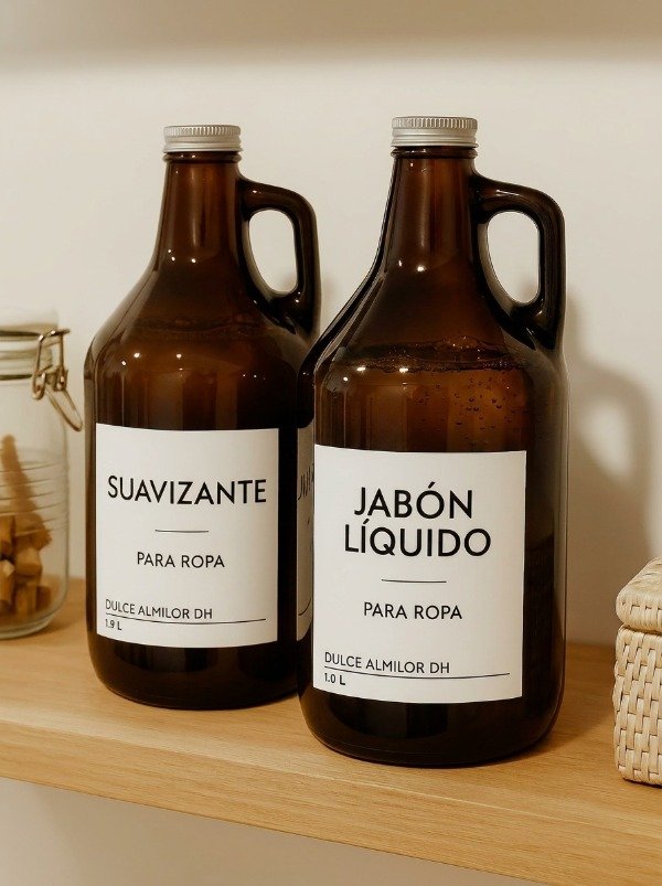 Producto - Set Dulce Laundry ( dúo botellones y cesto )