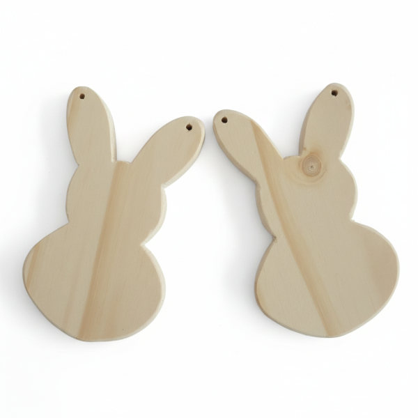 Producto - CONEJO DE MADERA PINO x2 Unidades