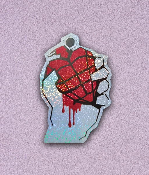 Producto - STICKER HOLOGRÁFICO - GREEN DAY - AMERICAN IDIOT