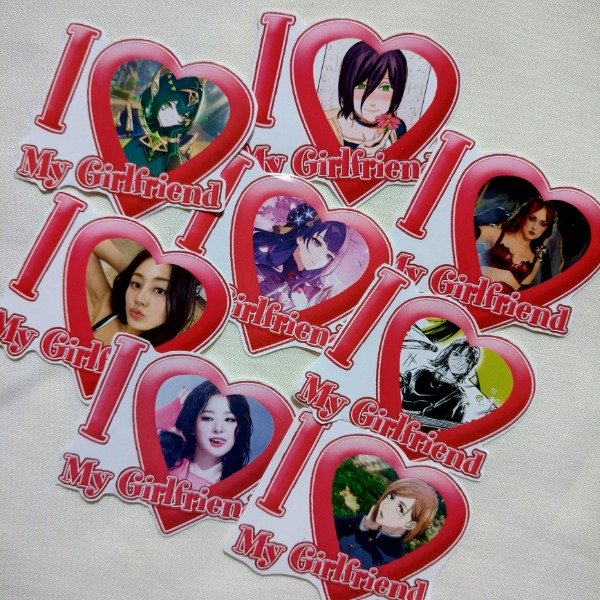 Producto - PERSONALIZADO - Sticker Girlfriend - 1