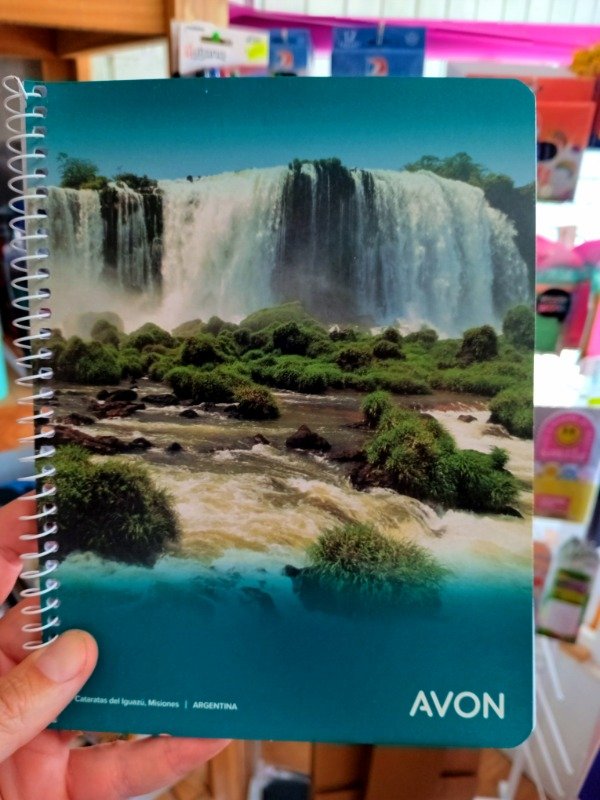 Producto - Cuaderno CHICO 16 x 21 cm Espiral. 46 Hojas CUADRICULADAS AVON