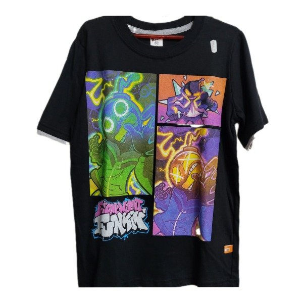 Remera manga corta infantil Friday Night Funkin Bomb