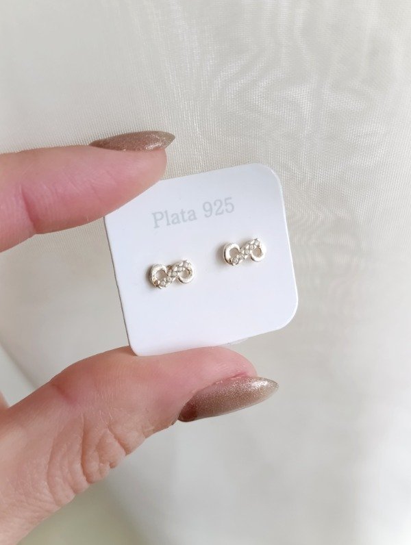 Producto - Infinito de plata mini con cubics - 1