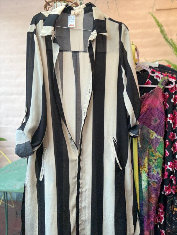 Producto - CAMISA KIMONO RAYAS