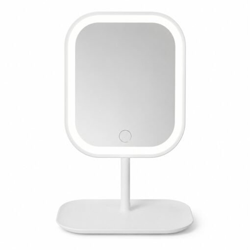 Producto - Espejo Rectagunlar led recargable con base - 1