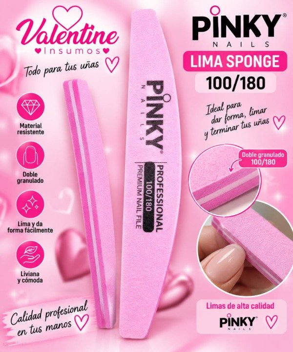 Producto - LIMA SPONGE PINKY 100/180