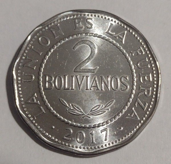 Producto - Bolivia 2 bolivianos 2017 - 0