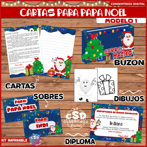 Producto - CARTAS PAPA NOEL 2025