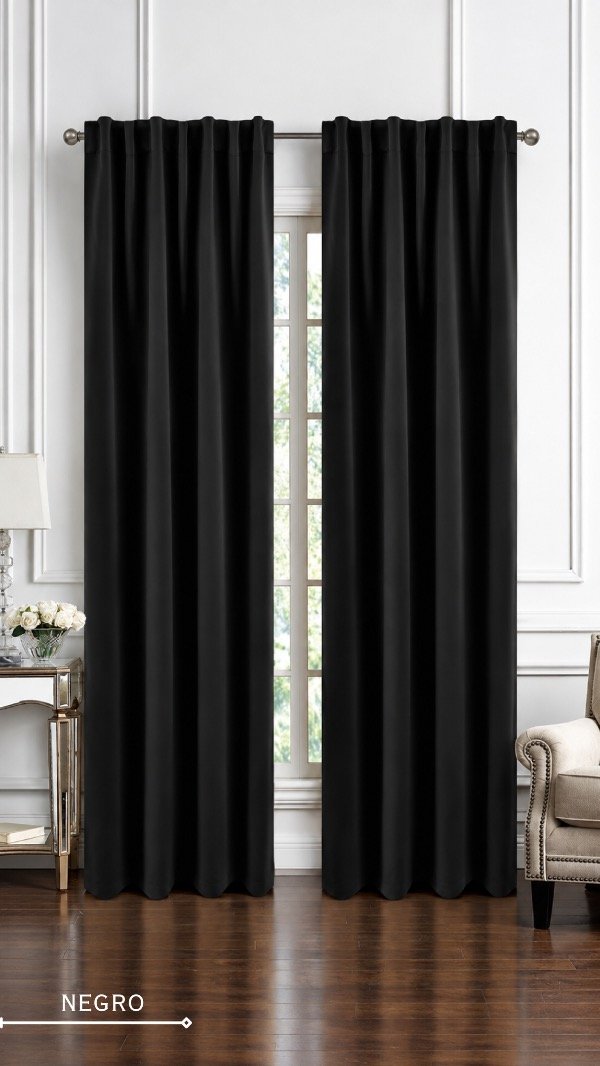 Producto - Cortina Blackout 140x220 Lisa Presilla Oculta Terrenal - 9