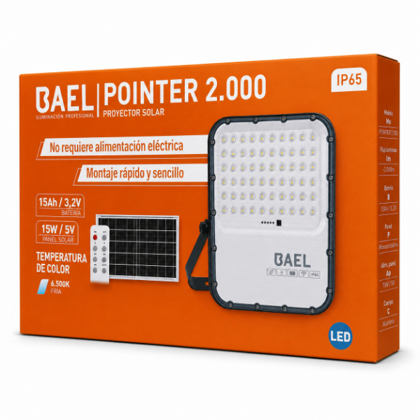 Producto - Reflector Solar BAEL Pointer 2.000