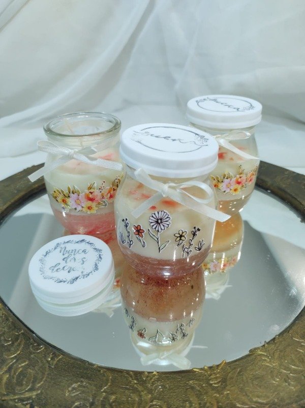 Producto - Vela de soja aromática -frasco con gel