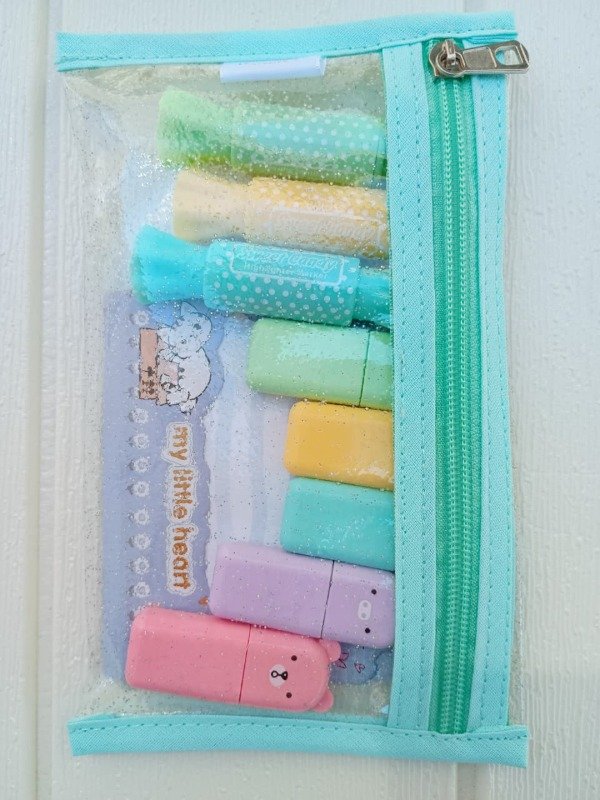 Producto - Sobre Cristal Mini Glitter Verde