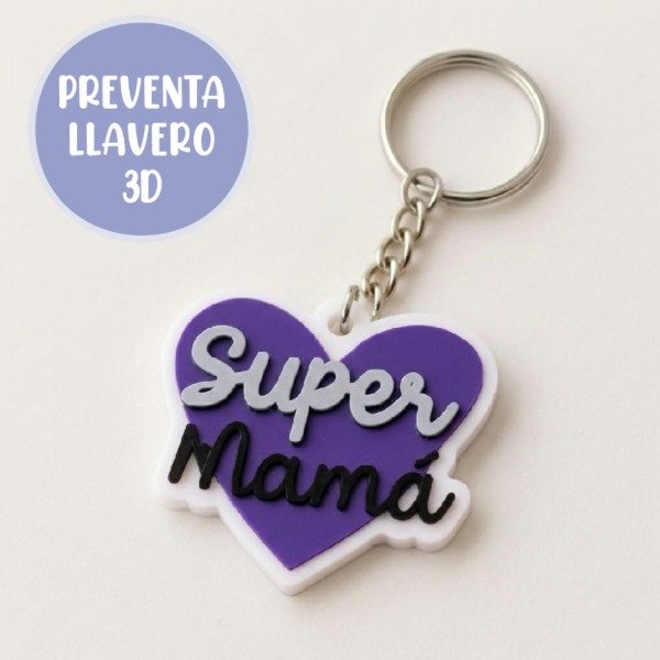 Producto - Llavero 3D - Dia de la Madre - 2