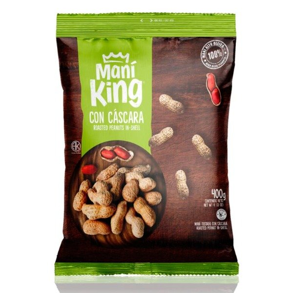 Producto - Mani Tostado con Cascara x 400g MANI KING