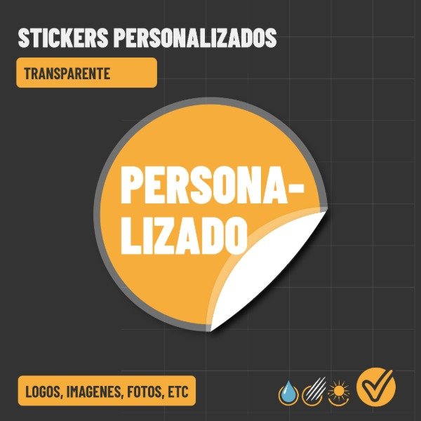 Producto - Stickers transparente uv, personalizado