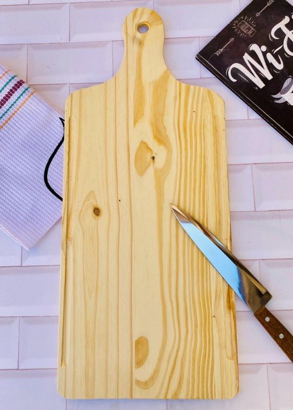 Producto - TABLA DE ASADO MADERA 60x25cm