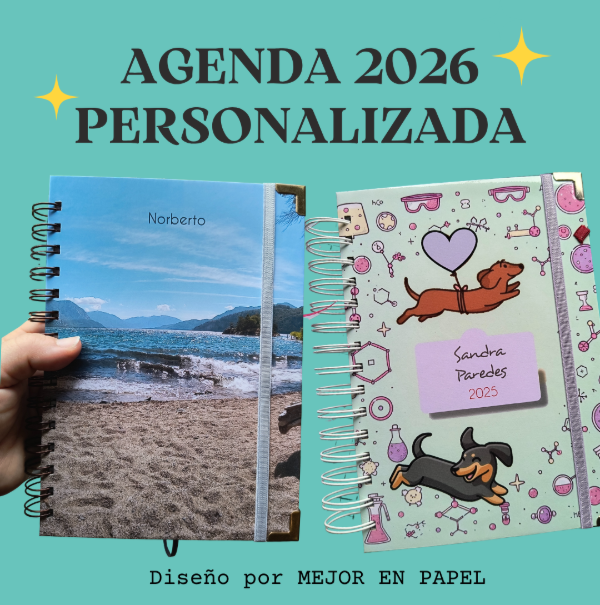 Producto - 2 Agendas Secundarias Personalizadas