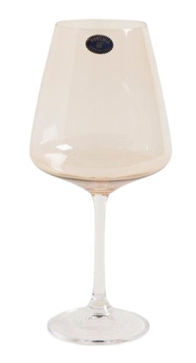 Producto - Set x6 copas cristal bohemia corvus marron 570ml