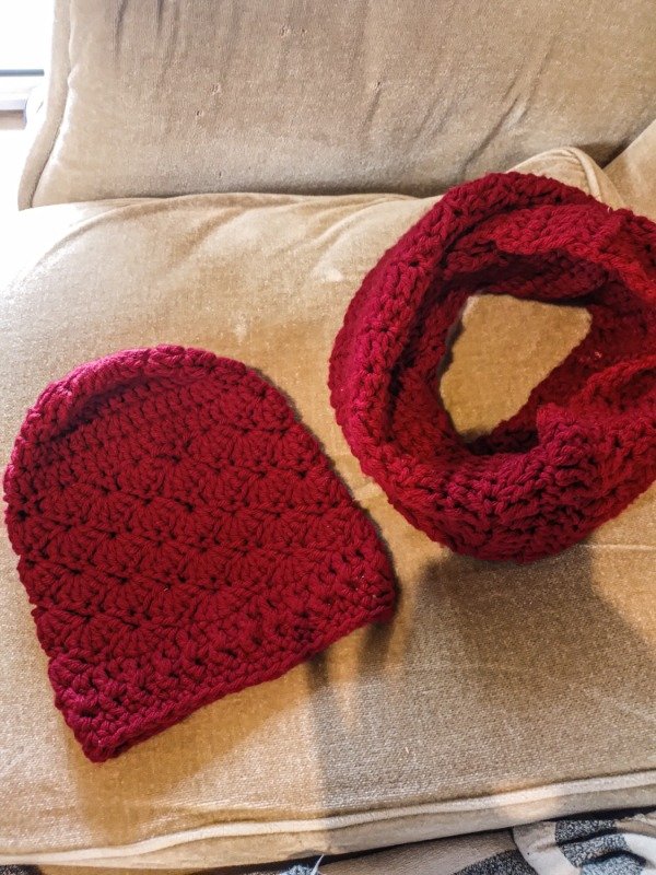 Producto - SET TOMATO gorro + cuello doble