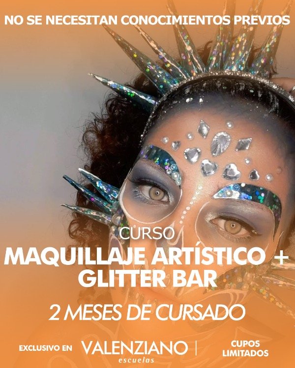 Producto - Maquillaje Artístico + Glitter Bar Nivel Inicial - Curso