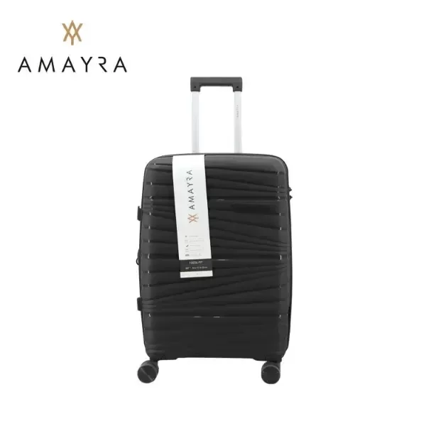 Producto - SET POR DOS VALIJAS 20" 24" PP NEGRA AMAYRA 67.8013N - 1
