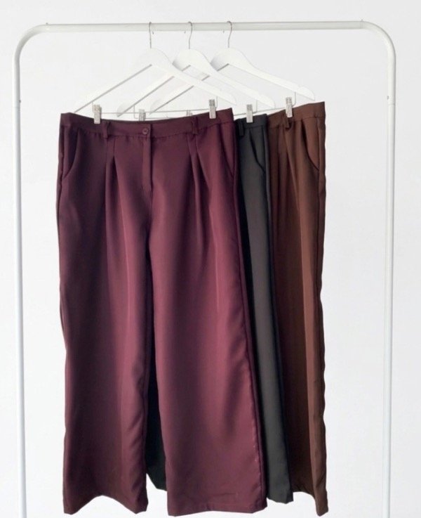 Producto - pantalón sastrero chocolate - 1