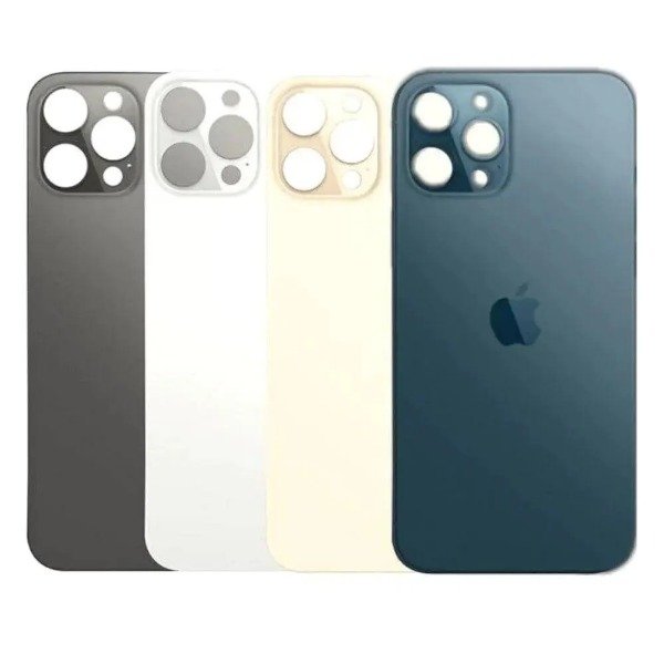 Producto - Tapa trasera iPhone 12 PRO MAX Gris - Big Hole
