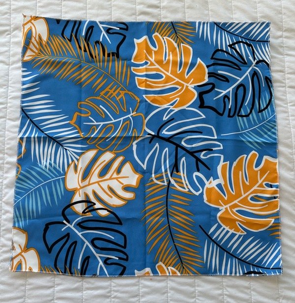 Producto - Pañuelo Hojas Azul