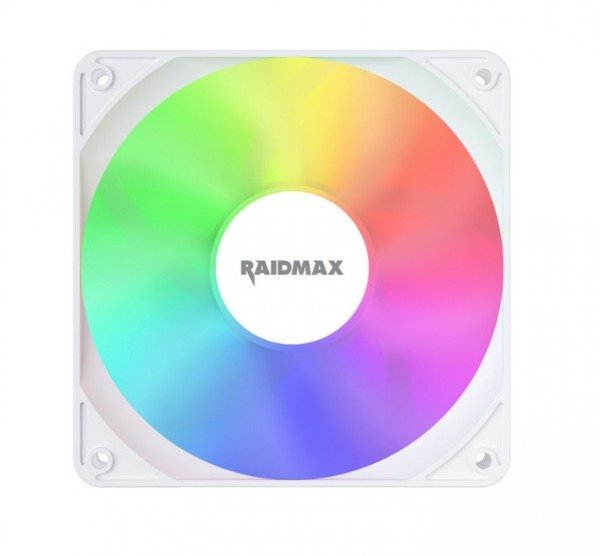 Producto - COOLER FAN 120mm ARGB PMW RAIDMAX X-AIR WHITE