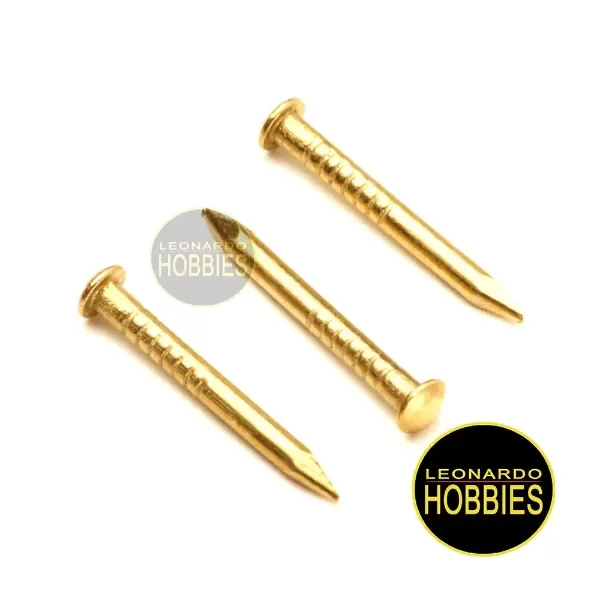 Producto - Clavos de Bronce - Cabeza Redonda 0,8mm x 10mm en Bolsa x250 Unidades BR0810