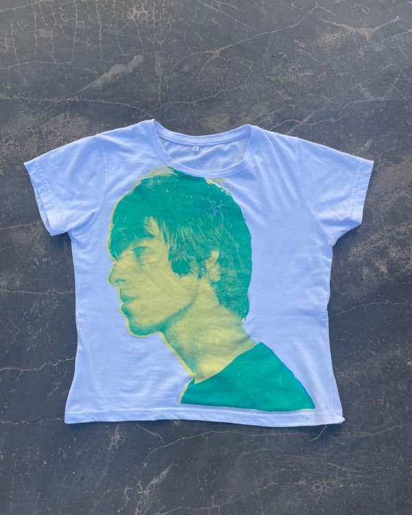 Producto - Baby tee Liam Gallagher Blanco