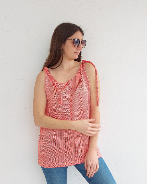 Producto - Musculosa salmón