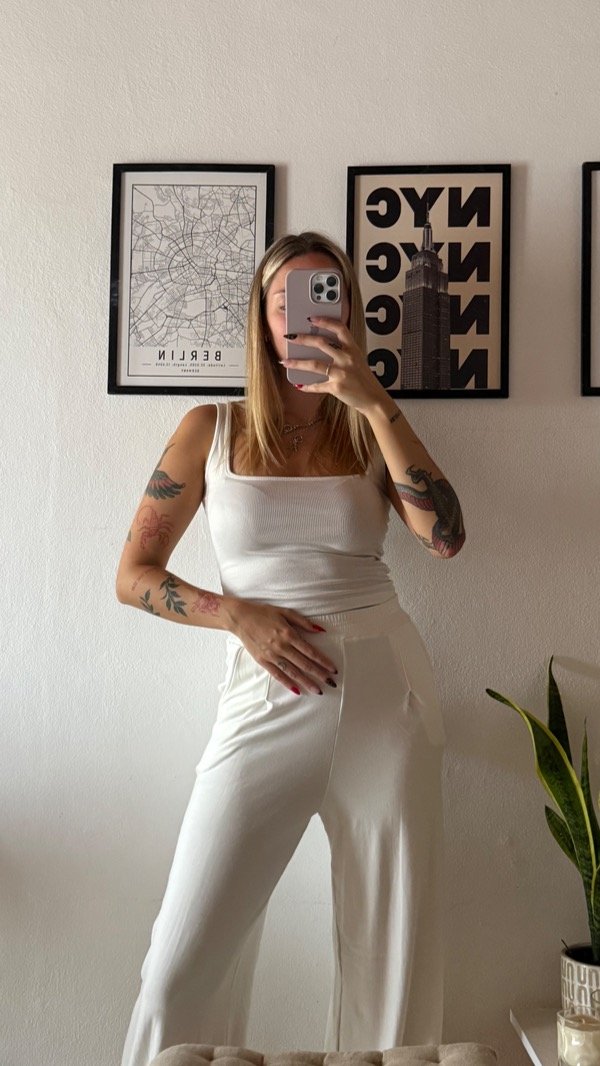 Producto - PALAZZO ESTEFAN - BLANCO